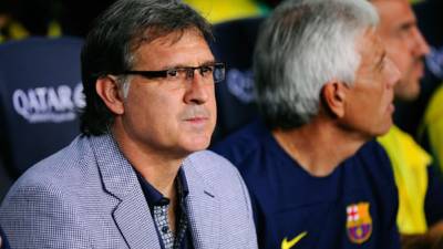 Tata Martino dijo que el Barcelona sigue dependiendo de si mismo en la Liga.