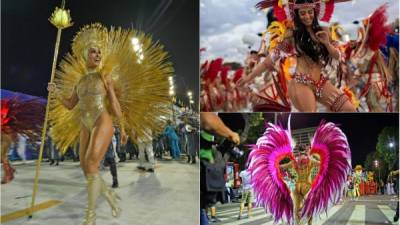 Las 'garotas' se convirtieron en una de las principales atracciones del desfile de las escuelas de Samba en la inauguración del Carnaval de Río de Janeiro, 'el espectáculo más grande del mundo'.