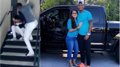 Tras la indignación generada en Estados Unidos y en las redes sociales por la divulgación de un video que muestra la salvaje golpiza de un beisbolista venezolano a su ex novia, el agresor, Danry Vásquez, publicó un video en su cuenta de Twitter donde muestra que le pidió matrimonio a su nueva pareja y ella dijo que... 'Si'.