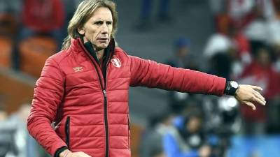 Ricardo Gareca logró la clasificación de Perú a este Mundial de Rusia 2018. Foto AFP