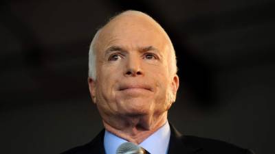 El senador republicano, John McCain. AFP/Archivo