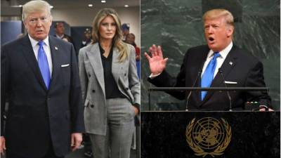 En su primer discurso ante la Asamblea General de la ONU, el presidente estadounidense Donald Trump formuló amenazas directas a los llamados estados 'paria', en especial contra Corea del Norte, a la que advirtió que podría 'destruir totalmente'.