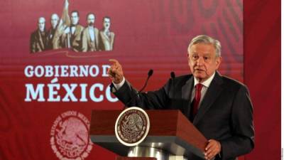 Andrés Manuel López Obrador, presidente de México.