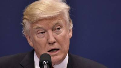 Donald Trump se muestra firme sobre sus decisiones. AFP