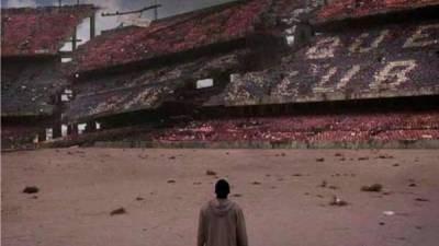 La película recrea una Catalunya postapocalíptica, y contiene escenas rodadas en Barcelona con espectaculares imágenes de un Camp Nou abandonado. Video Cortesía.