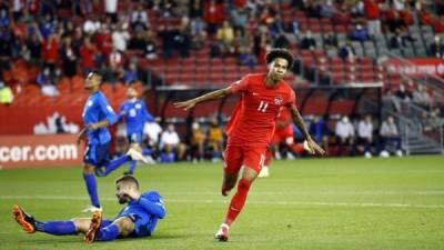 Canadá logró su primera victoria en la octagonal de Concacaf. Foto AFP.