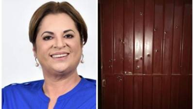 La diputada Teresa Cálix recibió varios atentados la madugrada de este martes.