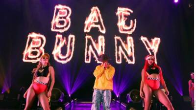 El cantante puertorriqueño Bad Bunny.