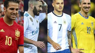 Conocé los futbolistas que sorpresivamente no estarán en el Mundial por decisión técnica. A muchos de ellos los extrañaremos en la próxima Copa del Mundo a realizarse en Rusia.