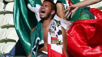 Así lloraron los mexicanos su perdida con Holanda.