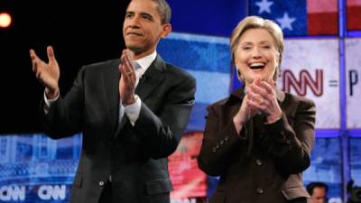 Barack Obama y Hillary Clinton protagonizaron en 2008 una ardua lucha por la candidatura del Partido Demócrata.