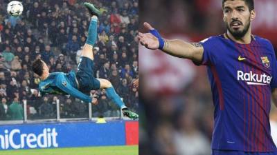 Luis Suárez dio su punto de vista sobre el golazo de chilena de CR7.