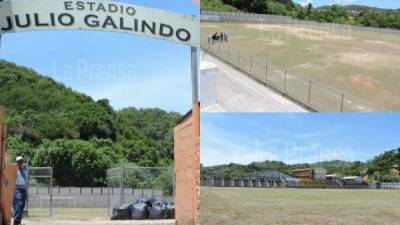 Este es el Estadio Julio Galindo de Roatán, escenario en donde este miércoles se enfrentarán el Galaxy FC y Olimpia por los octavos de final de la Copa Presidente.