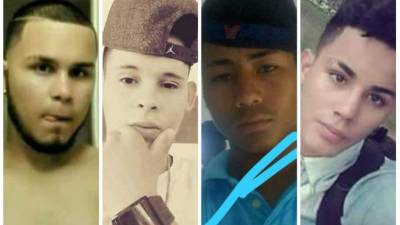 Víctor Antonio Salinas Torres, José Alejandro Salinas Alonso, Luis Miguel Gonzales Antúnez y Everson Danilo Urbina Moradel