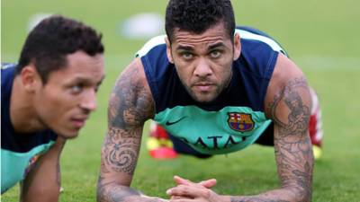 Dani Alves se perderá el siguiente partido del Barcelona.