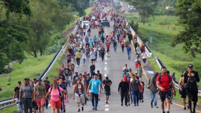 El desgaste físico de los migrantes les impide avanzar al mismo ritmo por el sur de México.