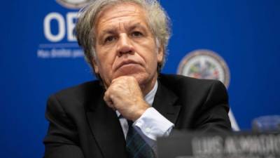El uruguayo Luis Almagro permanecerá al frente de la OEA hasta 2025./AFP.
