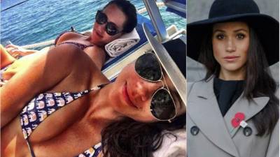 A menos de dos semanas para la boda real, medios británicos han resurgido las imágenes de la escapada de Meghan Markle a Italia con una de sus mejores amigas, la canadiense Jessica Mulroney.