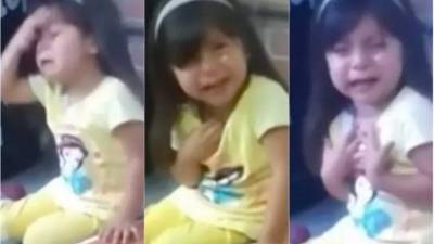 La pequeña Dana y su dramático berrinche han conquistado a los usuarios de las redes sociales.