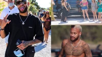 El delantero brasileño Neymar nuevamente genera polémica luego de que dio positivo al Covid-19 tras unas extravagantes vacaciones que tuvo hace unos días. Fotos Instagram.