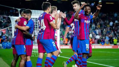 Ansu Fati encabezó el triunfo del Barcelona ante Valencia en el Camp Nou.