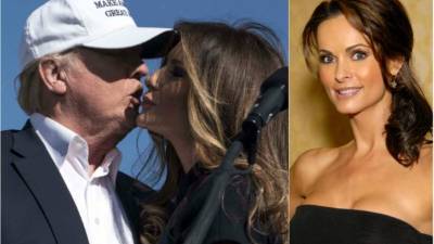 Trump le habría sido infiel a Melania con la playmate Karen McDougal.