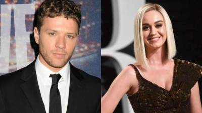El actor Ryan Phillippe y la cantante Katy Perry.