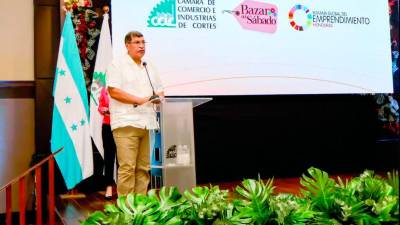 <b>Edwin Araque, presidente ejecutivo de Banhprovi, participa en la primera edición de la Expocrédito Mipyme, organizada por la CCIC. Fotos: Héctor Edú y Cortesía</b>