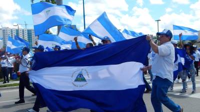 La comunidad nicaragüense en Miami, incluidos exiliados y desterrados, conmemoró el quinto aniversario del estallido de las protestas de 2018.