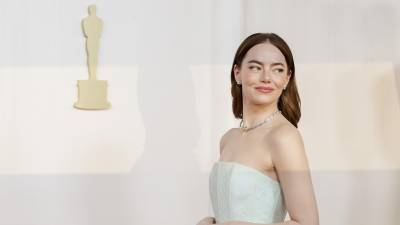 Emma Stone durante los premios Oscar 2024.