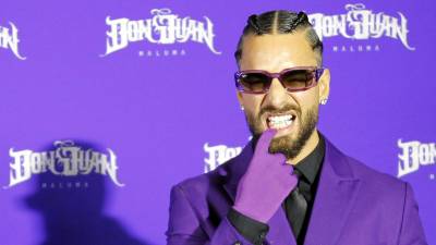 El cantante colombiano Maluma fue registrado este jueves, 24 de agosto, durante la fiesta de lanzamiento de su nuevo trabajo discográfico: “Don Juan”, en Medellín (Colombia).