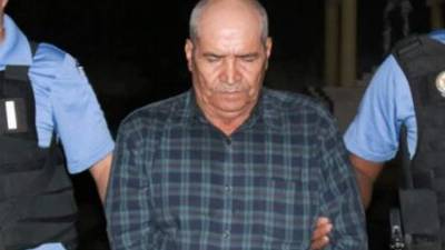 Marco Antonio Varela, abuelastro de la víctima, al momento de ser ingresado a las instalaciones de la DPI.