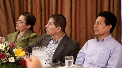 Francisco Cálix y Nelson García Lobo en la presentación del proyecto en un evento realizado ayer. Foto: Yoseph Amaya