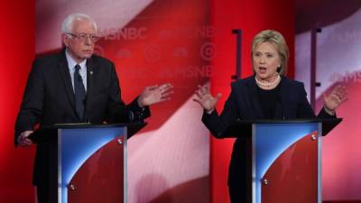 Sanders y Clinton se disputan la nominación por el partido demócrata a la presidencia de EUA.