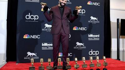 En 2019, Drake fue el maximo ganador de los Billboard Awards al llevarse 12 galardones.