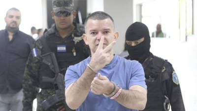 Sergio David Florentino, quien está recluido en El Pozo, fue llevado ayer al primer día de su juicio.