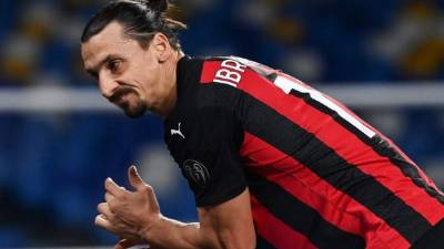 Ibrahimovic es el líder de goleo en la Serie A con 10 anotaciones. Foto AFP.