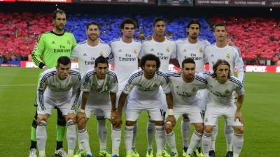 El once titular del Real Madrid.