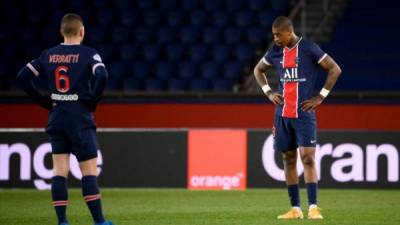 Como pocas veces, el PSG ha sufrido siete derrotas en lo que va de esta temporada en la Liga de Francia. Foto AFP.