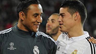 James y Keylor Navas son piezas fundamentales en el esquema de Rafa Benítez.