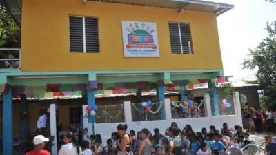 Este es el jardín de niños, atendido por una maestra voluntaria que ha preparado a más de 100 pequeños.