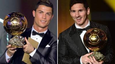 Cristiano Ronaldo y Lionel Messi son los dos grandes favoritos para el Balón de Oro.