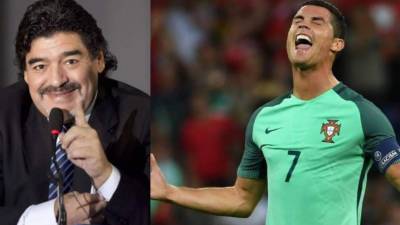Maradona no se anduvo con rodeos al hablar sobre CR7.