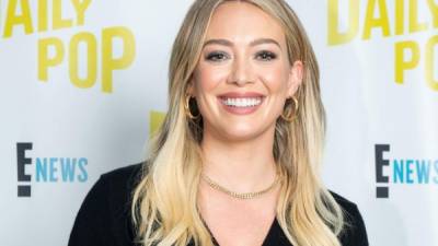 La cantante y actriz estadounidense Hilary Duff.