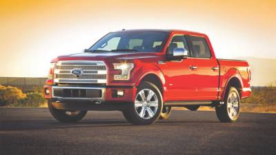 La F-150 es el vehículo más vendido de Ford.