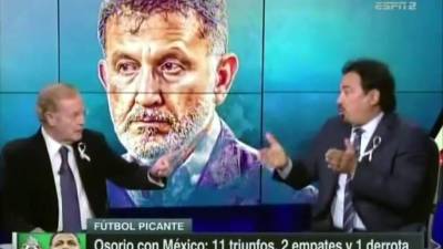 Hugo Sánchez se alteró en el programa y estalló contra Juan Carlos Osorio.
