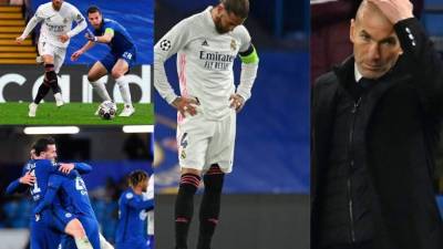 Real Madrid quedó eliminado en semifinales de la Champions League tras caer 2-0 ante Chelsea. La tristeza era evidentes en la plantilla, sin embargo, el belga Hazard tuvo un gesto que enfada al madridismo. Fotos EFE y AFP.
