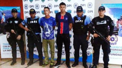 Los supuestos sicarios fueron sorprendidos en los bordos de la 6 de Mayo.