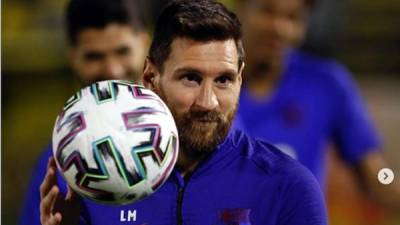 Lionel Messi les envió un mensaje de agradecimiento a los profesionales de la salud.