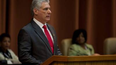 Díaz Canel fue investido hoy como el nuevo presidente de Cuba poniendo fin a la era de los Castro. AFP.